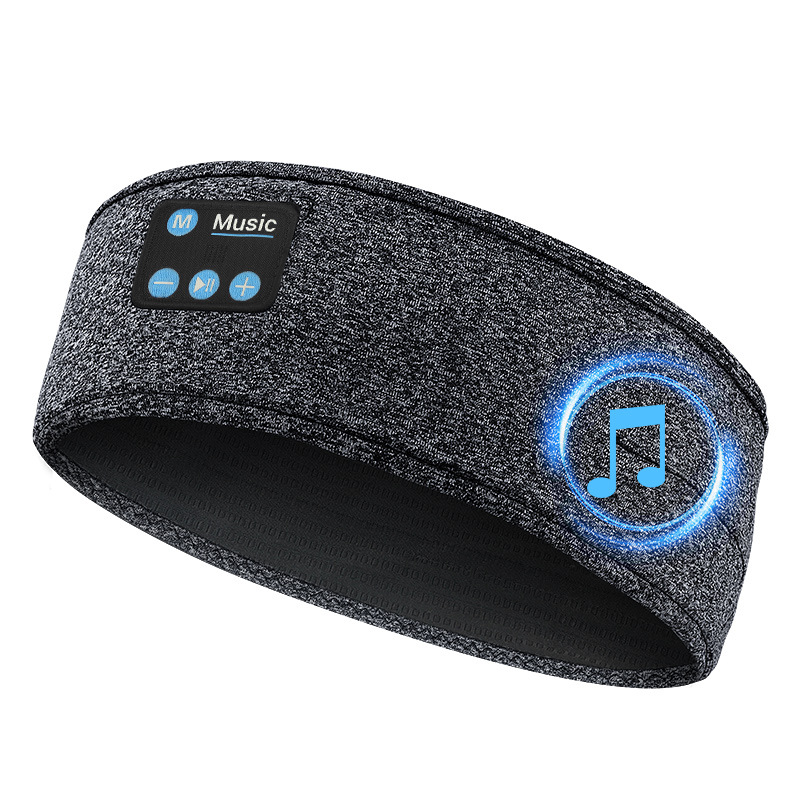 Écouteurs sans fil Bluetooth yashoo - Bandeau de sport, 6 à 8 heures d'autonomie, chargement USB, lavable, batterie 300 mAh_voghion.com