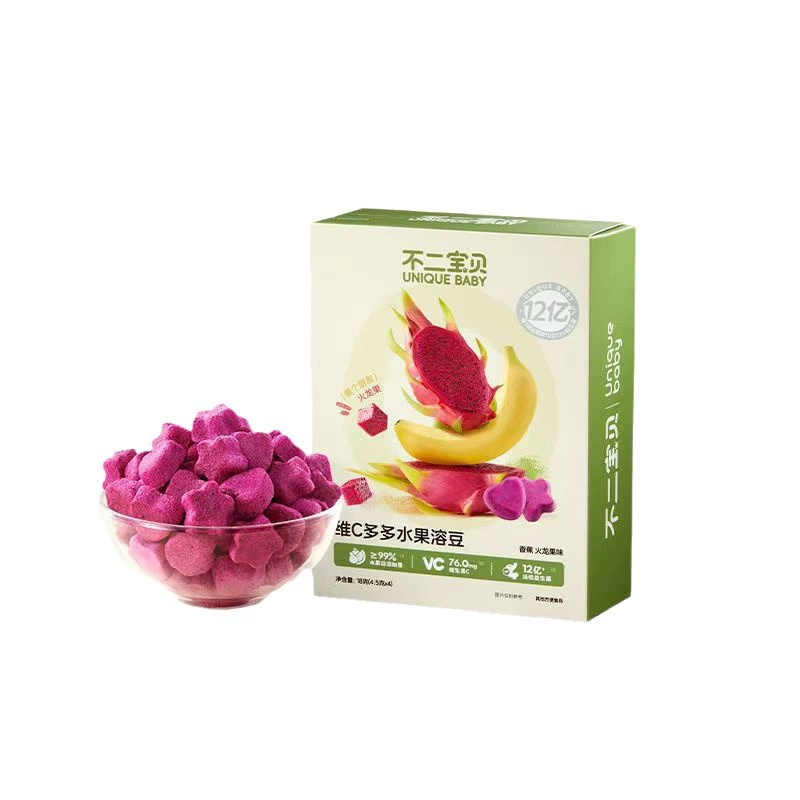 Необычный детский продукт Viagra Fruit Soluble Beans 18 г (4,5 г*4) Пробиотические растворимые бобы с фруктовым вкусом