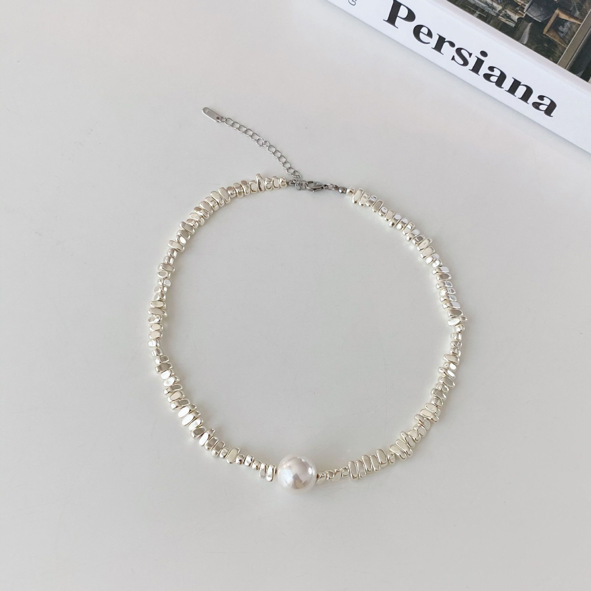 Fashion Geometric Copper Pearl Womenu0027S Bracelets Necklace