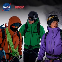 NASALIKE太阳石同款博格达LT中国登山MONT X-PRO龙胆紫硬壳冲锋衣