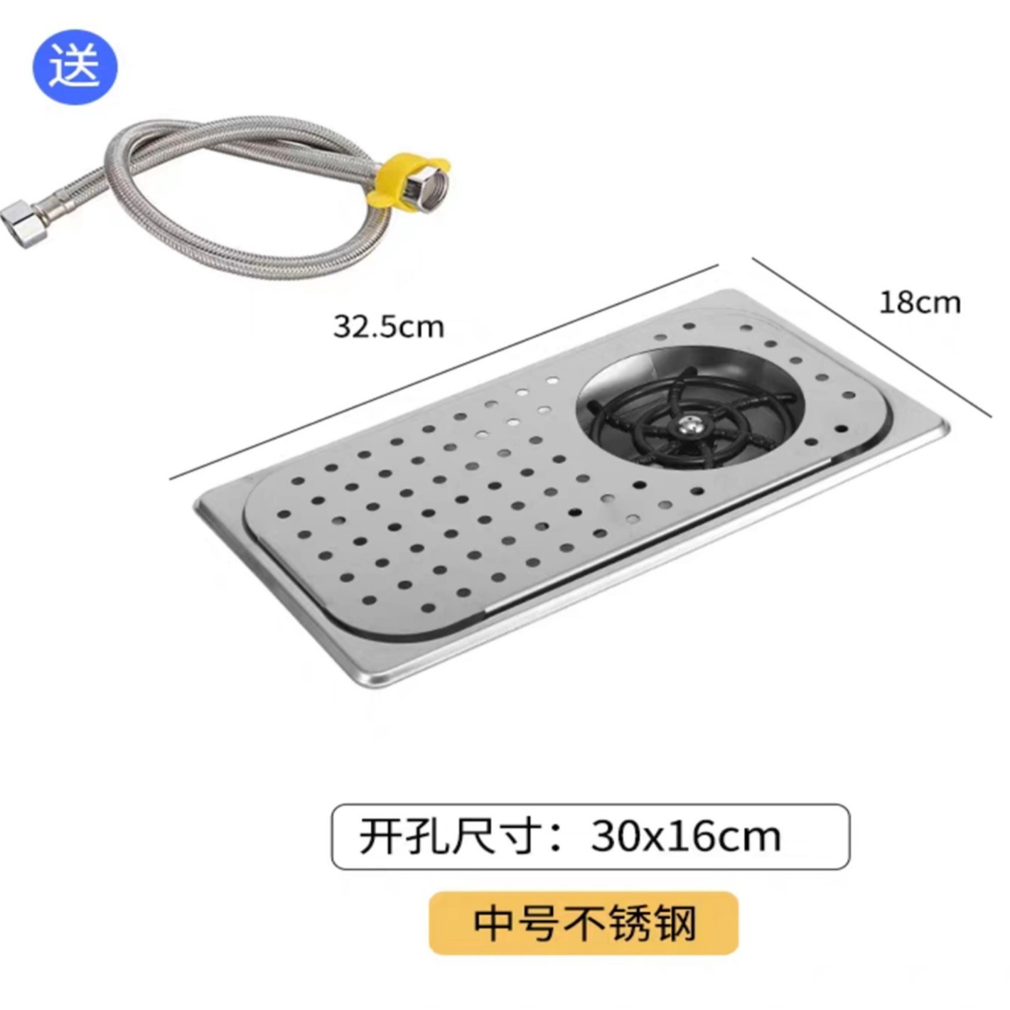 高压洗杯器吧台水槽嵌入式自动洗杯器商用咖啡店桌面按压洗杯器 家装建材厂家批发实拍高清图