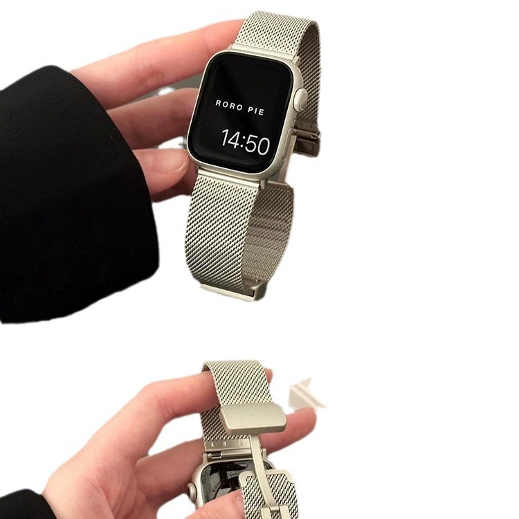 Подходит для ремешков AppleWatch 9s8 Magnetic Milanis IWATCH 8/7/6/5/4/3ultra2