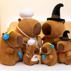 新しいかわいいカピバラシリーズのぬいぐるみカピバラ変身人形子供の誕生日プレゼント卸売り