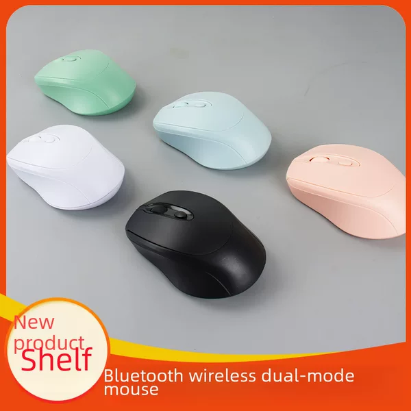 Stepping into Direct Supply Wireless 2.4G/Dual Mode Bluetooth Notebook Desktop Business Office Macaron Mouse