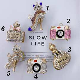 跨境直播重工合金满钻珠子diy新款胸针系列混批串珠饰品手工配件