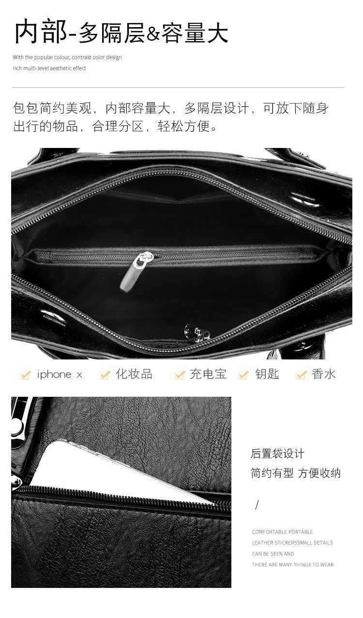 European and American trend new retro women's bags, export handbags, cross-border single-shoulder bags, crossbody bags, one piece global shipping undefined