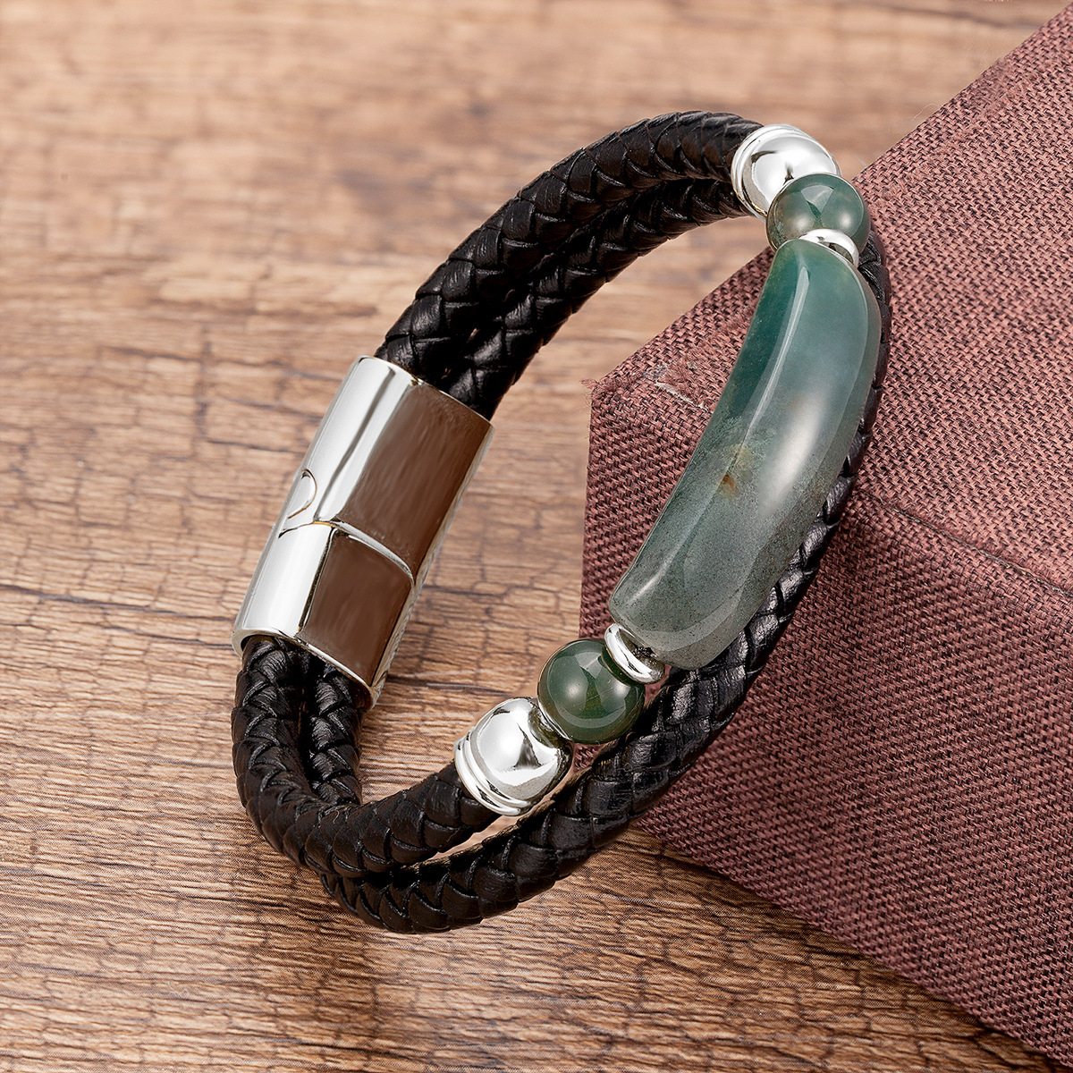 Green-Stone-Silver