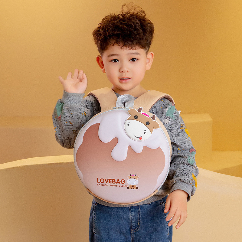 Mochila de cáscara dura para niños, jardín de infantes, mochila de cáscara de huevo de dibujos animados, mochila de regalo para niños y niñas