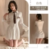 White (tie+dress+T pants+chest tag)