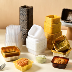 使い捨て中秋月餅トレイ食品グレードベーキング氷皮卵黄クリスププラスチックトレイ透明増粘ブリスターボックス卸売