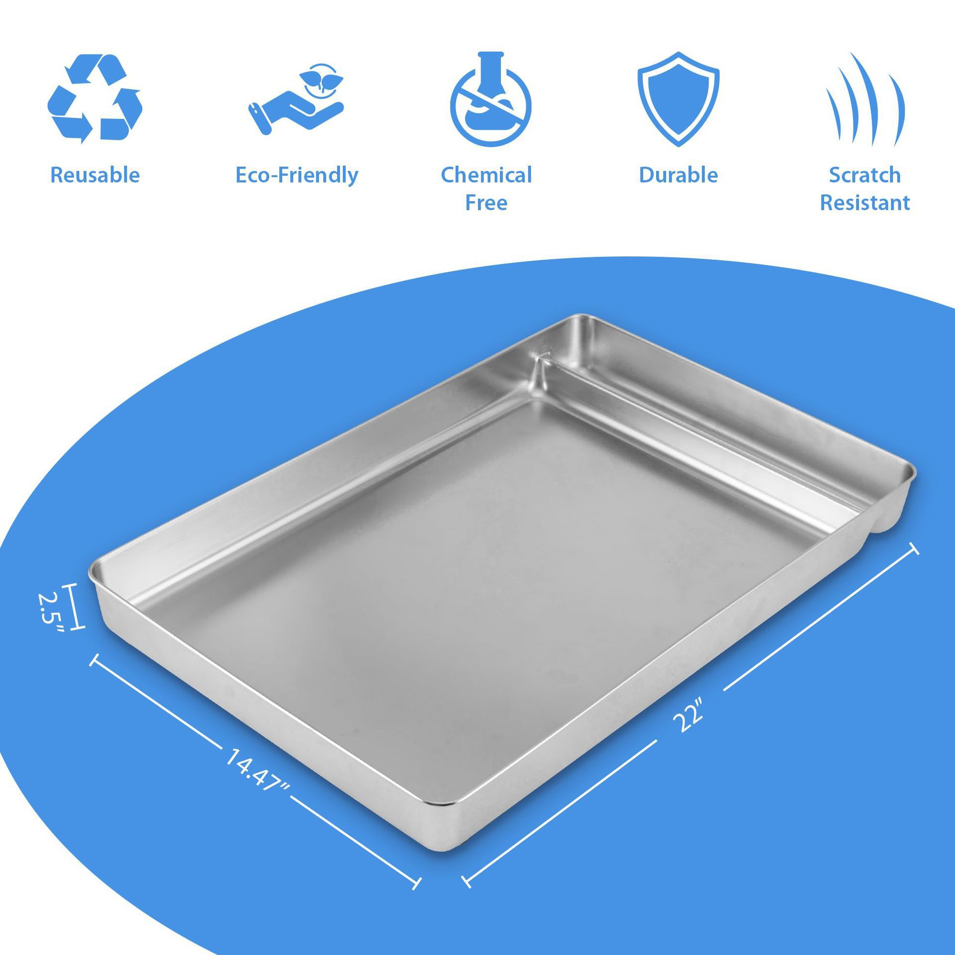 Petsafe Placa de reemplazo de acero inoxidable Máquina automática de inodoro para gatos Compatible con lavabo eléctrico de arena para gatos autolimpiado automático