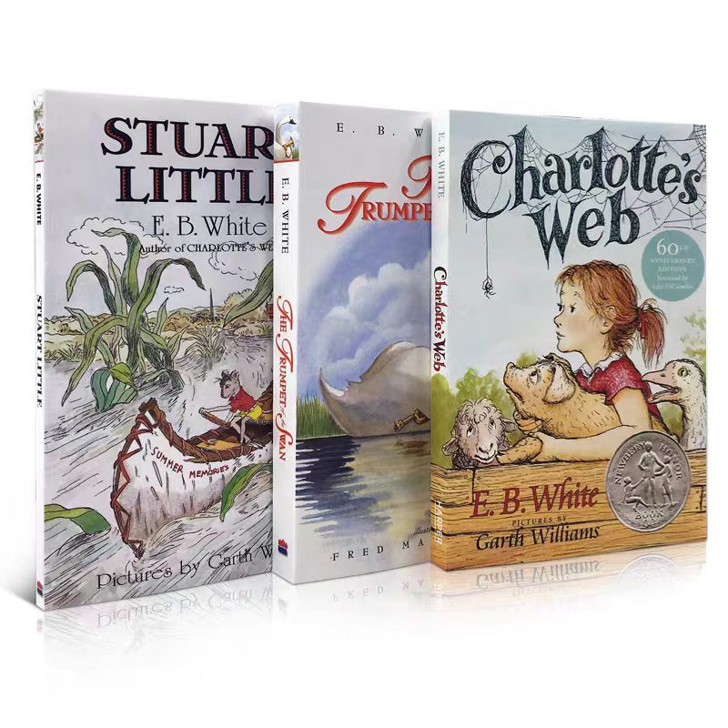 夏洛特的网英文书儿童文学小说Charlotte's Web EB White课外
