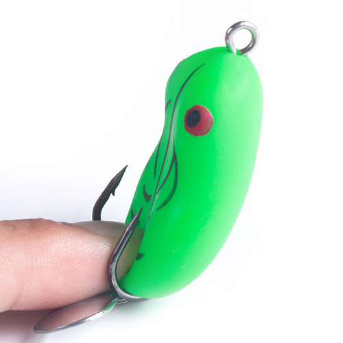 New rabbit frog Luya fake bait sequin double hook thunder frog 8G14G modified thunder frog fake bait fishing black fish bait