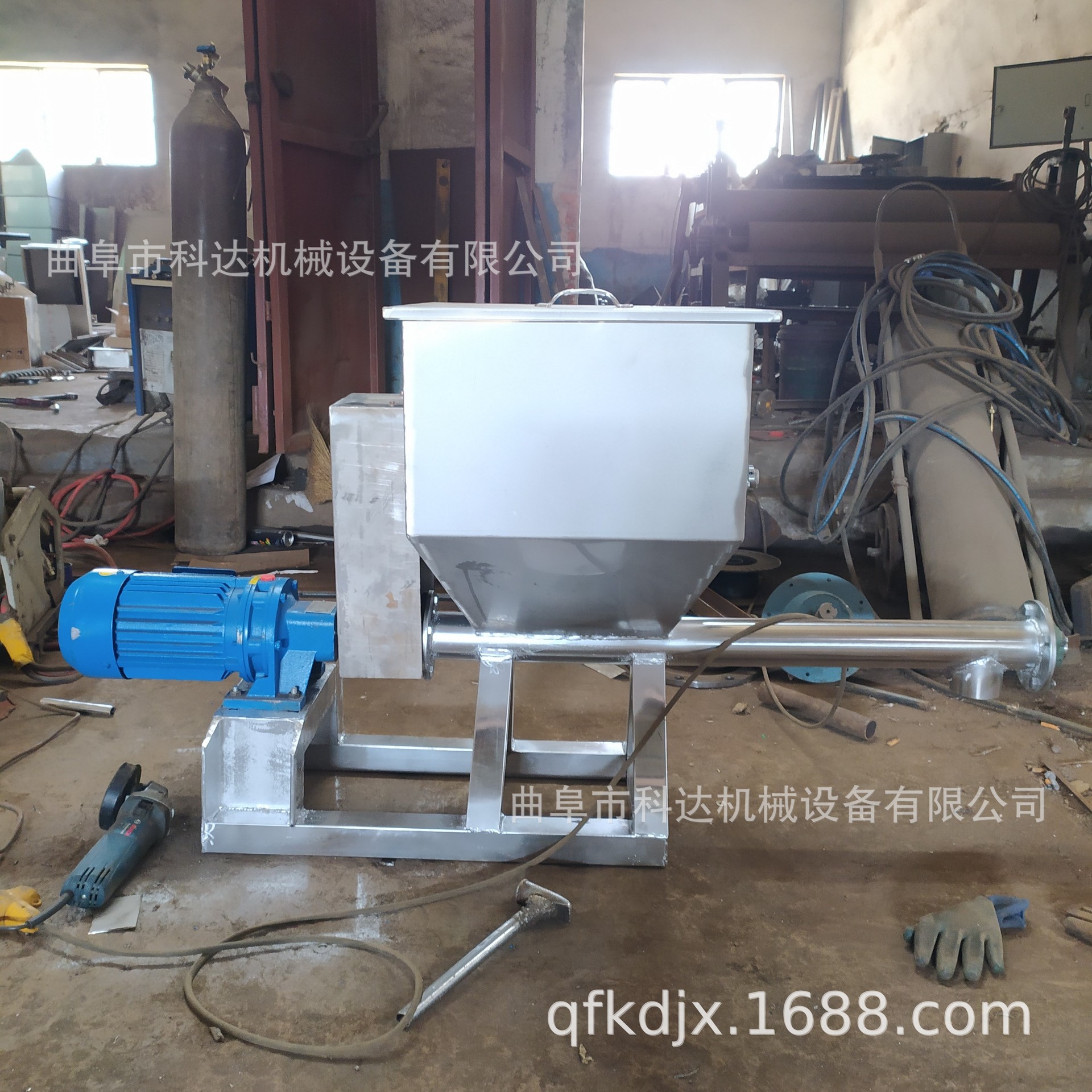 广西铸造砂粉末螺旋喂料机XWZF89mm管径粉末蛟龙下料机