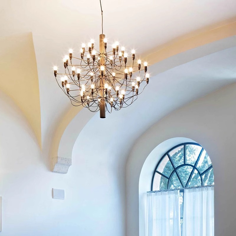 Italia 2097 frutas de verano estilo francés sala de estar comedor lámpara de diseño villa escalera vacía lámpara
