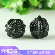 新疆和田玉青玉文玩核桃 把玩核桃 手把件玉石健身核桃