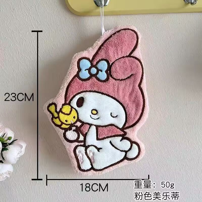 アニメの新しい台所でタオルを拭くのがかわいい浴室の家庭用吸水タオルを厚くして、毛を落とさない雑巾代発|undefined