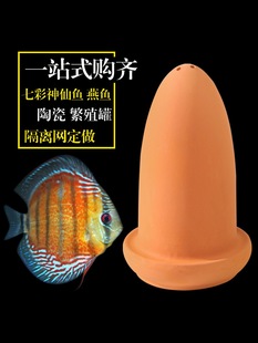 Incubator Pottery Pot Colorful Fish Reproduction Purple Sand Barrel Spawning Fish Net Cover Barrel Swallow Isolated Spawning Pot