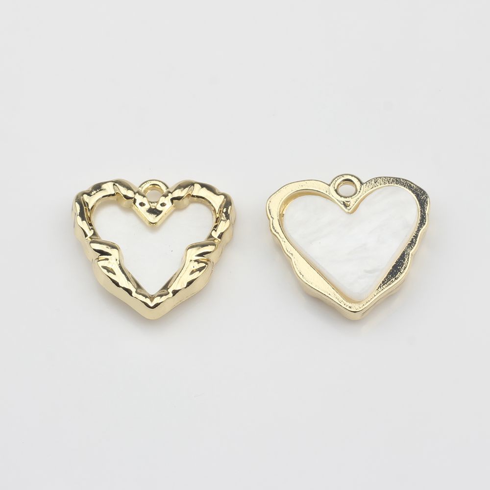 46g Weight Artificial Gemstones Inlay Material DIY Jewelry Accessories Classification 10 PCS/Package Quantity Zinc alloy Material Heart Shape Pattern Plating, Inlay Design Simple Style Style 10 PCS/Package Zinc Alloy Artificial Gemstones Heart Shape 6