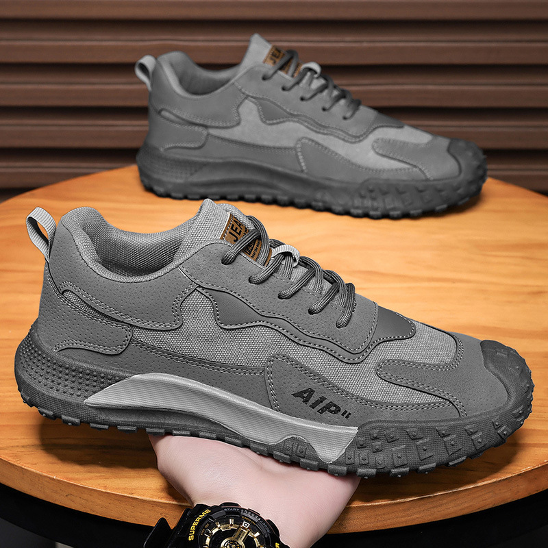 Zapatos de primavera para hombres, 2026 transpirables, zapatos de ocio, zapatos de trabajo, zapatos de tendencia para hombres, zapatos de trabajo difíciles