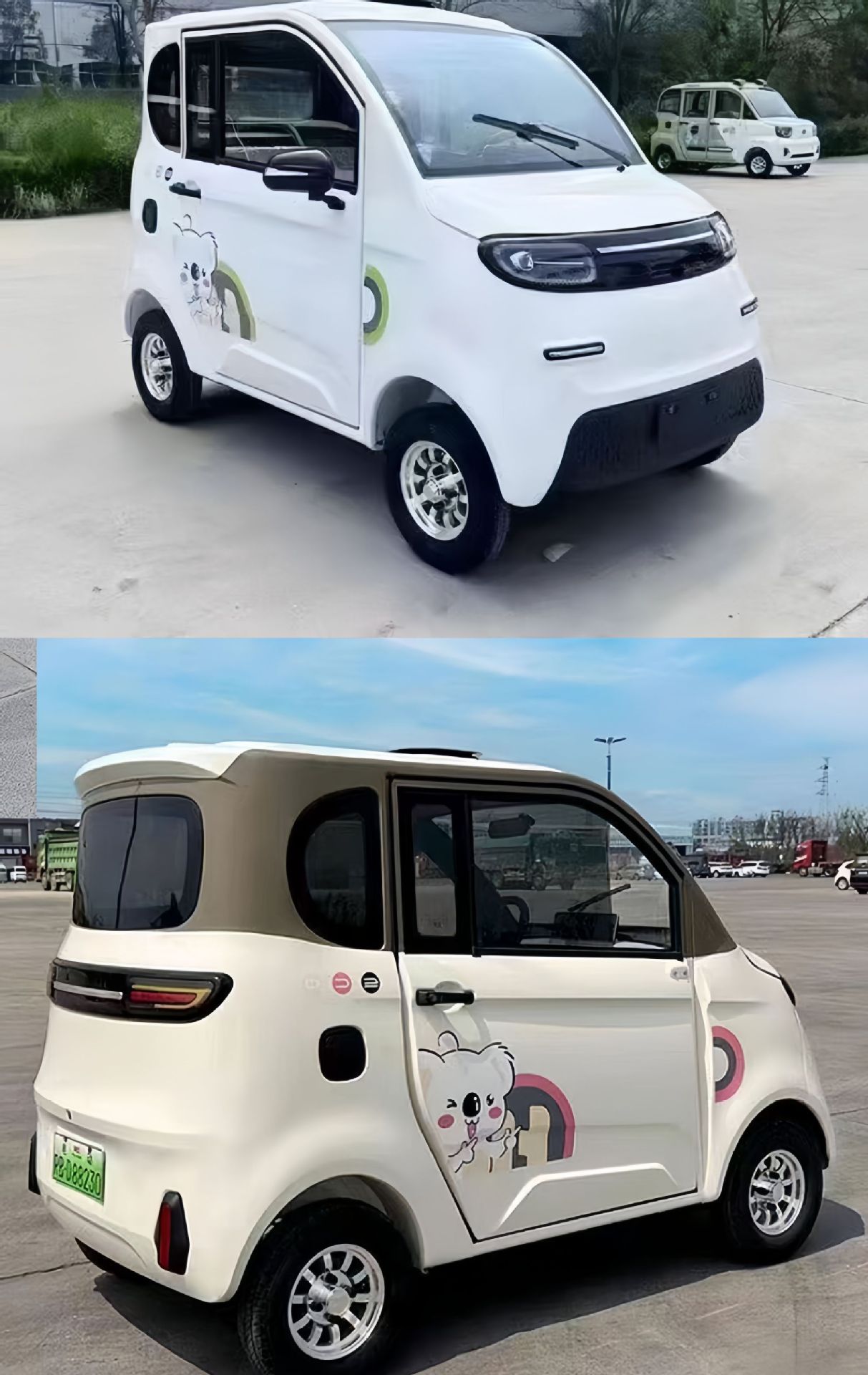 Cloud New Energy Mobility Vehicle Electric Four-Wheeler Household Enclosed Elderly Scooter