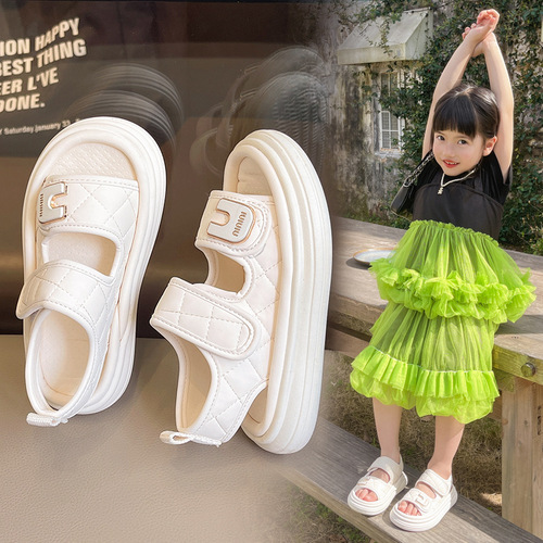 Children's Shoes Sports Sandals 2025 Summer Girl Big Kid Soft Sole Beach Sandals for Boys
