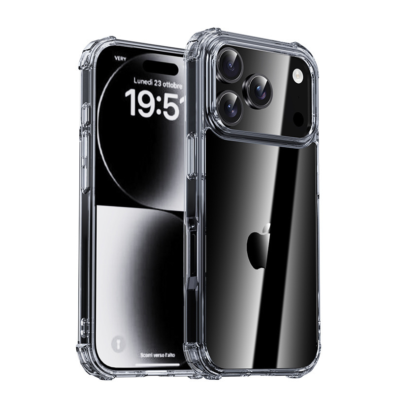 适用iphone17promax手机壳气囊防摔苹果17pro保护套透明新款17壳|undefined