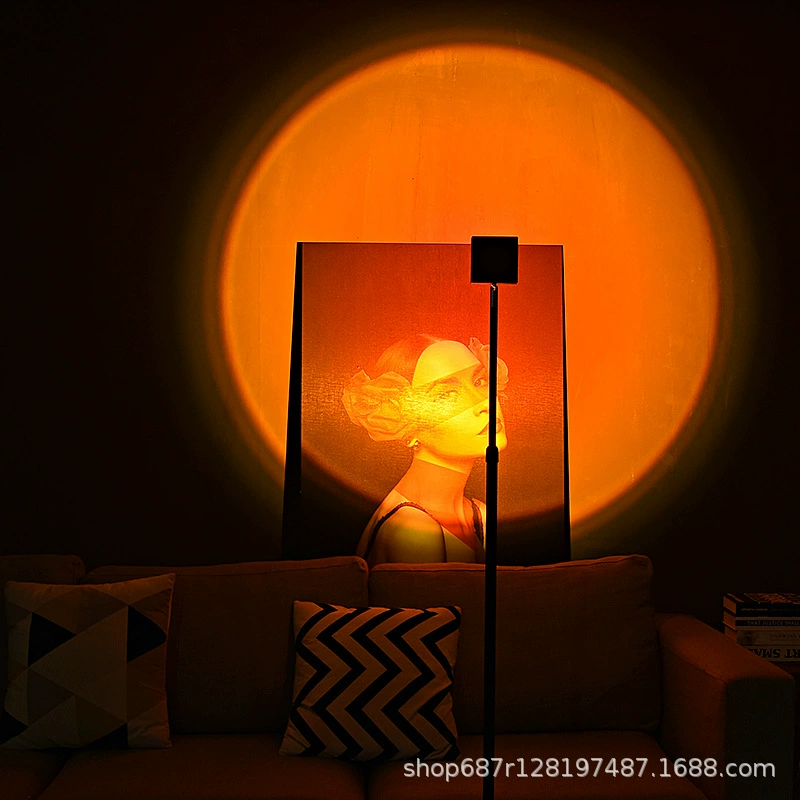 П Floor lamp, lights with projector for living room, internet celebrity