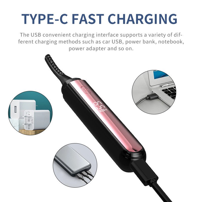 Transfronterizos calientes venta eléctrica de fijación de pestañas de fijación