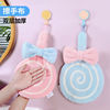 children lovely Towel towel Hanging type water uptake soft Handkerchief thickening Quick drying TOILET kitchen