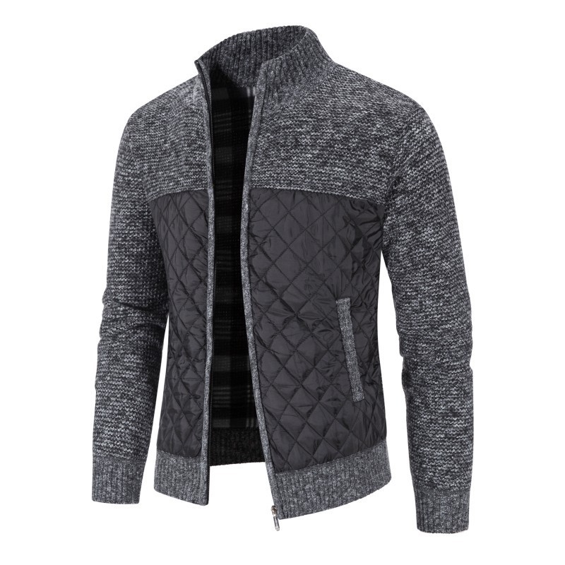 Cárdigan Tejido con Cuello Alto para Hombre de Poliéster Grueso Lavable a Máquina para Primavera y Otoño image 17