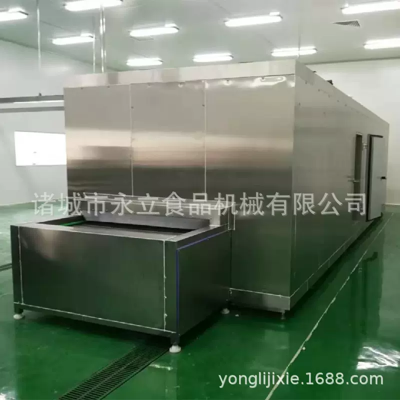 鱼柳鱼片低温速冻机 油条馅饼隧道式单冻设备 食品厂快速冷冻设备