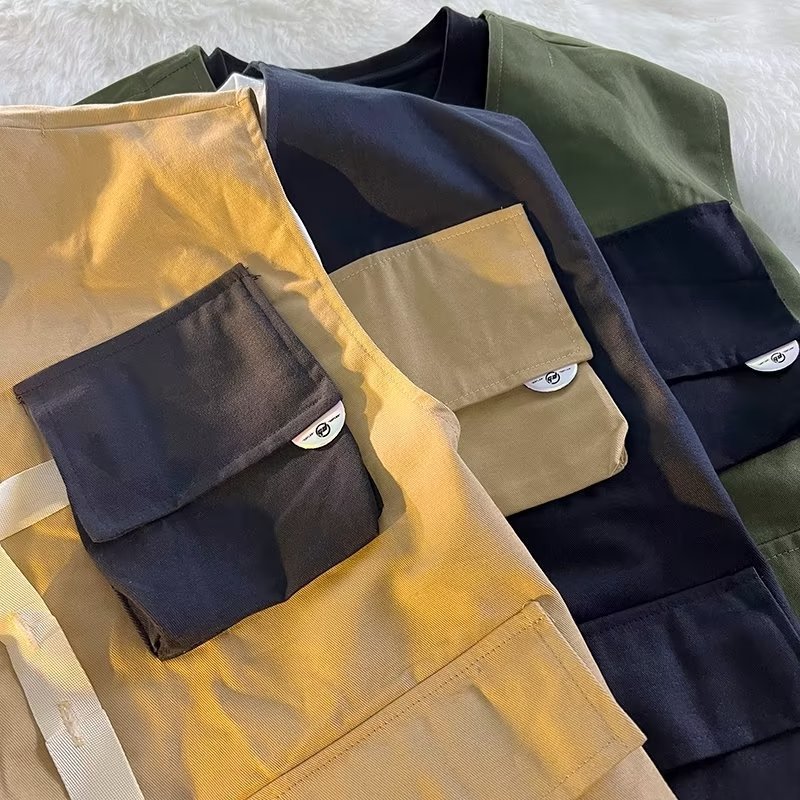 Japanese summer tactics vest hip-hop style