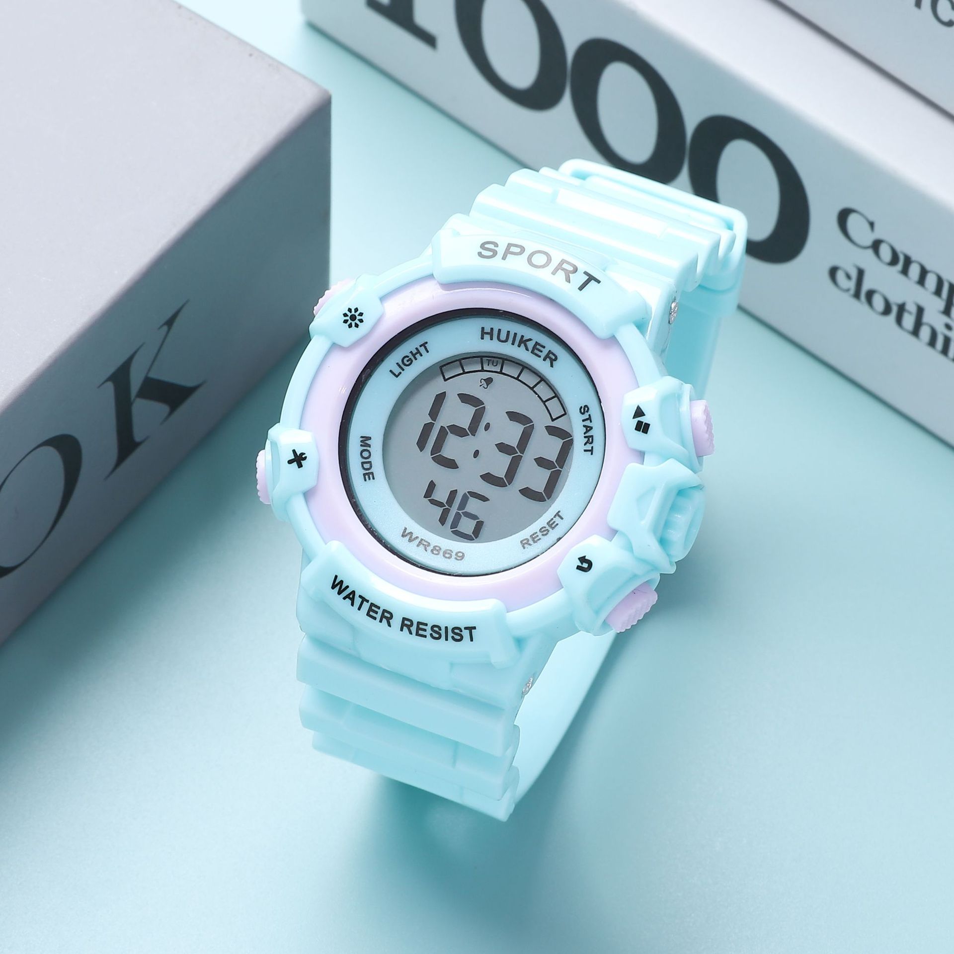 Reloj electrónico para niños en color Reloj de ocio multifuncional para hombres y mujeres Regalo para estudiantes Reloj personalizado al por mayor