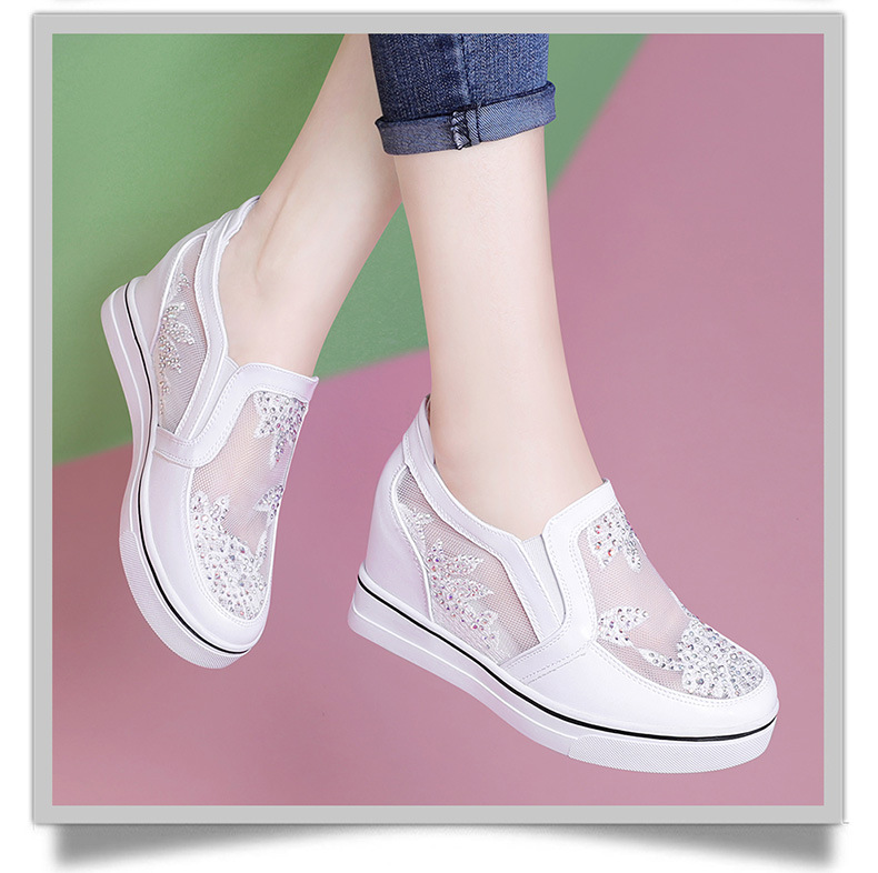 Giày sneaker nữ lưới thoáng khí tăng chiều cao bên trong mùa xuân hè 2024 — JST 9131 trắng [kiểu tăng chiều cao bên trong], ML 6x252 trắng [tăng chiều cao bên trong], ML 6x252 Bạc [tăng chiều cao bên trong], JST 11068 trắng [kiểu tăng chiều cao bên trong] chi tiết 7
