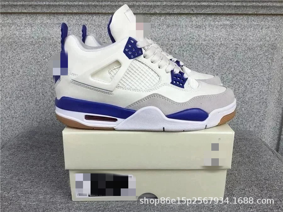 Zapatillas de Baloncesto Deportivas AJ4, Cuero y Caucho, Transpirable y Antideslizante, para Deporte y Ocio