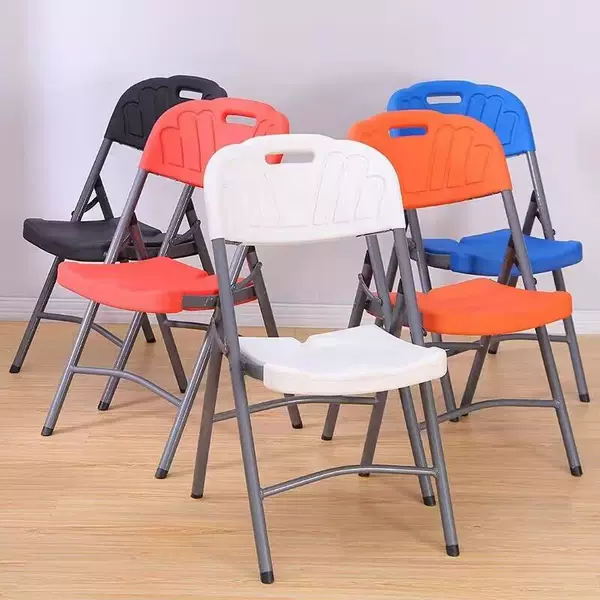 Carefully Selected Folding Chairs for Stalls, Portable Training Chairs, Conference and Office Chairs, Home Leisure Plastic Folding Chairs