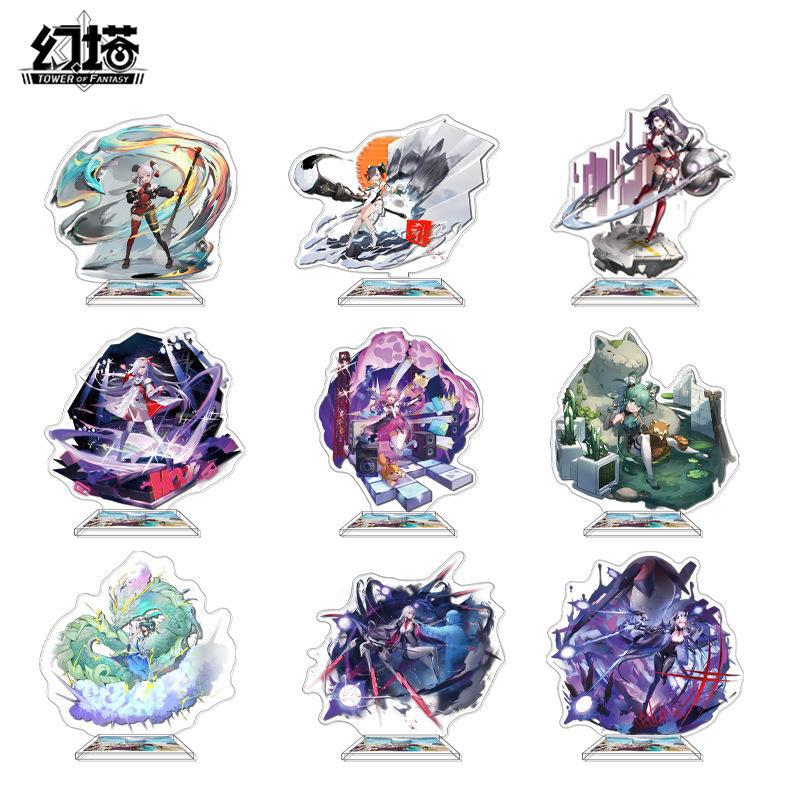 【Tower of Fantasy Figure】Two-dimensional light science fiction game character figure accessories acrylic desktop decoration can be customized