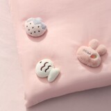 Мультяшное невидимое одеяло, нескользящий пододеяльник, фиксаторы в комплекте