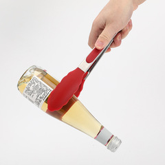 Silicone Food Clips, Silicone Nylon Food Clips, 9-inch BBQ Clips, Bread Clips, Heat-insulating Stainless Steel Clips