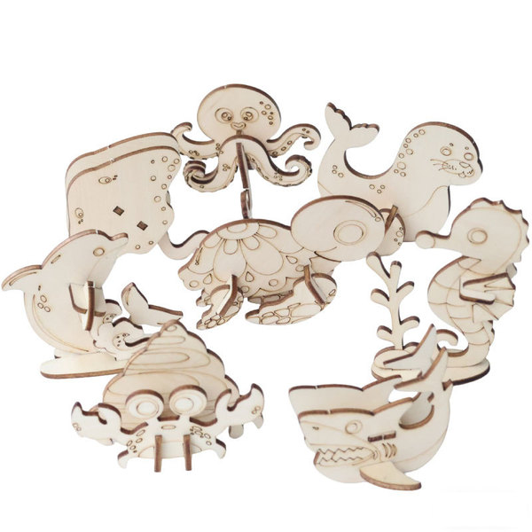 Wooden marine brainteaser