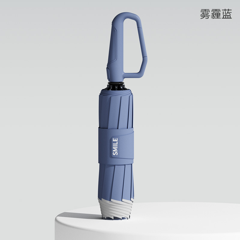 ZUODU左都全自动环扣雨伞反向大号加固加厚抗风男士商务折叠雨伞|undefined