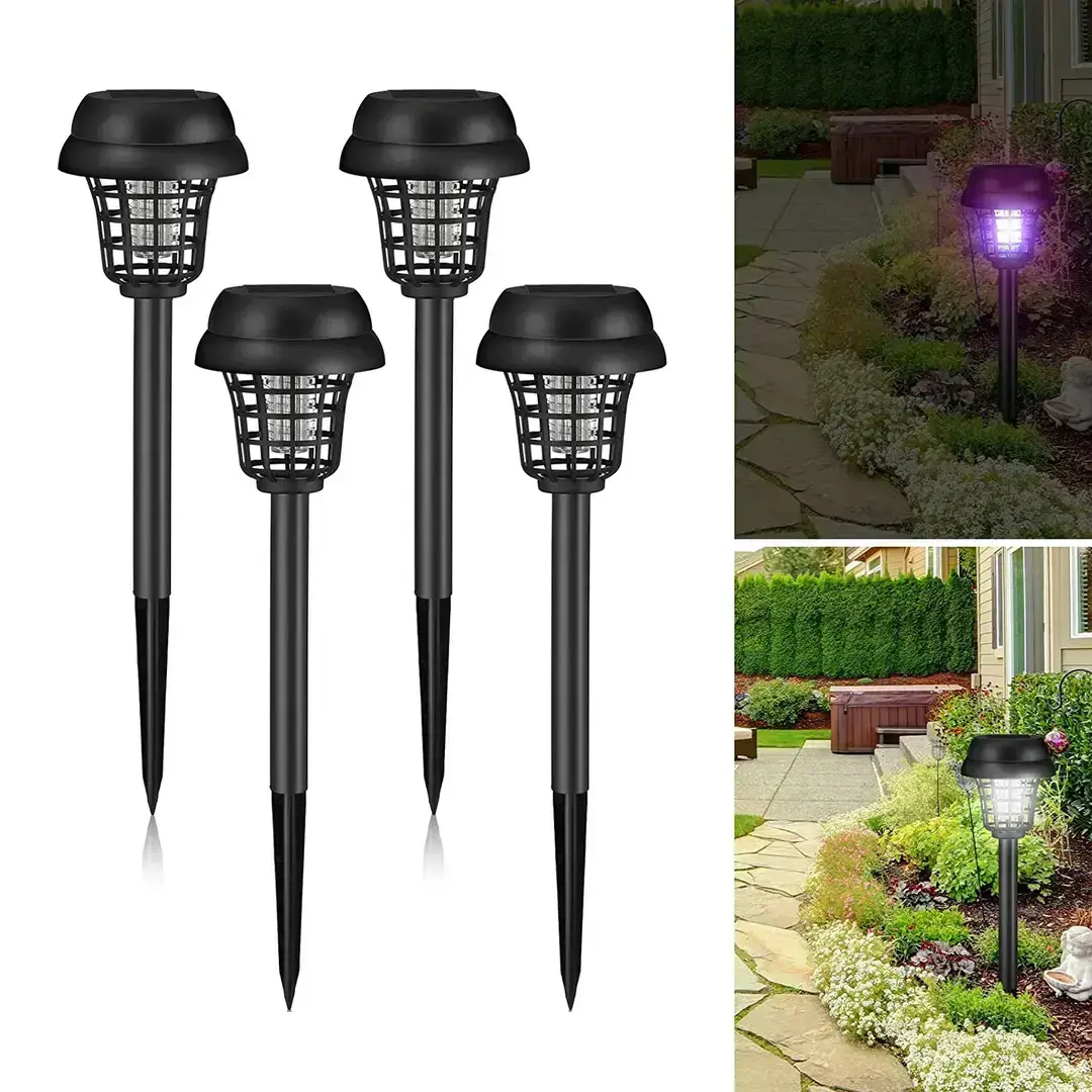 Lawn Lamp Mosquito Killer Lamp Outdoor Mosquito Killer Trap Waterproof Solar Garden Mosquito Repellent Lamp Courtyard Lamp Mosquito Killer