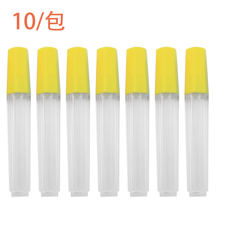 Botella de aguja Botella de aguja de punción Botella de almacenamiento de punción Letra de punción DIY fieltro de lana DIY (botella de cuatro colores)