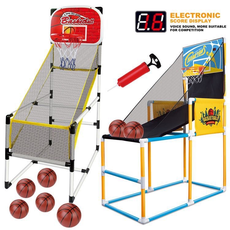 Soporte de baloncesto para niños entrenamiento baloncesto interior móvil baloncesto marco deportivo Niño anotando juguete de la máquina de tiro