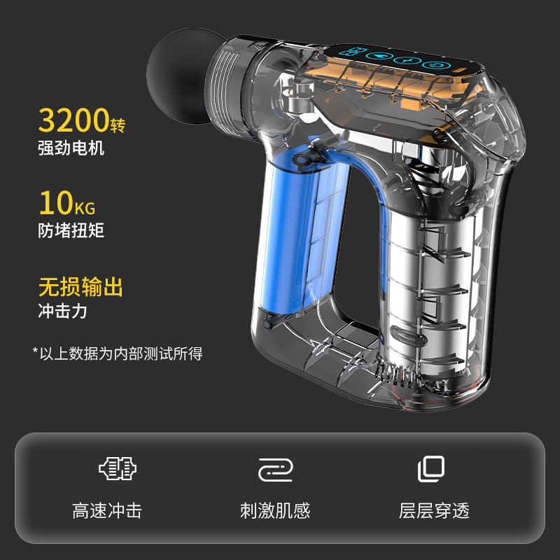 跨境脉冲筋膜枪肌肉深度冲击脉络迷你电动按摩亚马逊按摩器颈摩枪|undefined