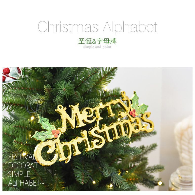 Christmas Decoration Supplies 14-60cm English Letter Signs Christmas Tree Letter Creative Decoration Signs Hanging Ornaments Wholesale Christmas Decoration Supplies 14-60cm English Letter Signs Christmas Tree Letter Creative Decoration Signs Hanging Ornaments Wholesale