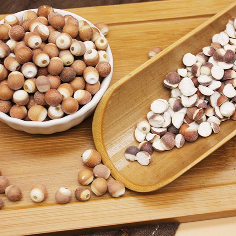 Dried Qian Shi Fox Nut Euryale Seeds 500g Bag Raw Herbal Food Grade TCM Ingredient for Soup Congee and Tea in use