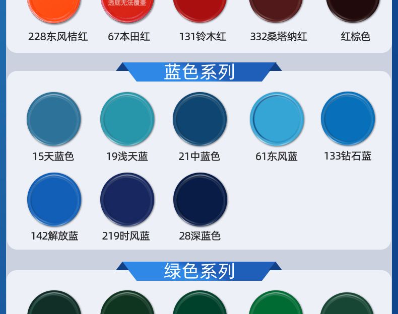 Sanhe Color Spray Paint for Car Wheels, Wall Graffiti Marking, Furniture Color Change, Bright Red Hand Spray Paint