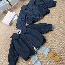 儿童牛仔外套清仓货源高品质回头率实体供货